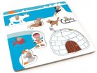 PUZZLE MIXTE ESQUIMAU - 2 EN 1 - 10 PIECES - SCRATCH - PUZZLE A ENCASTRER - 6181051