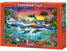 PUZZLE MONDE SOUS MARIN : ORQUE - DAUPHINS - POISSONS - TORTUES 3000 PIECES - COLLECTION OCEAN MER