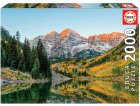 PUZZLE MONTAGNE COLORADO : MAROON BELLS 2000 PIECES - COLLECTION PAYSAGE ETATS-UNIS - EDUCA - 19279