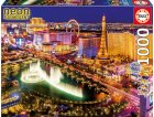 PUZZLE NEON : LAS VEGAS 1000 PIECES - EDUCA - COLLECTION FLUORESCENT VILLE DES ETATS-UNIS - 16761