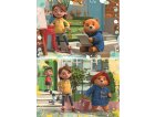 PUZZLE OURS PADDINGTON : A LA MAISON / EN PROMENADE 2 X 20 PIECES - CLEMENTONI - 24788