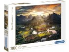 PUZZLE PAYSAGE DE CHINE 2000 PIECES - COLLECTION RIZIERE ET MONTAGNE - CLEMENTONI - 32564
