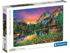 PUZZLE PAYSAGE : LAC ALPIN 6000 PIECES - COLLECTION MONTAGNE ET CHALET - CLEMENTONI - 36531