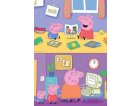 PUZZLE PEPPA PIG : PEPPA LE COCHON FAIT DE L ORDINATEUR / DANS SA CHAMBRE 2 X 20 PIECES - EDUCA - 18087