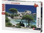 PUZZLE PLAGE DE PALOMBAGGIA 1000 PIECES - COLLECTION EVASION - CORSE - NATHAN 