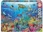 PUZZLE POISSONS MARIN ET TORTUES AU PARADIS 1000 PIECES - COLLECTION OCEAN ET CORAUX - EDUCA 19266