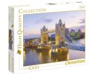 PUZZLE PONT DE LONDRES : TOWER BRIDGE ET LEVEE DU JOUR 1000 PIECES - COLLECTION MONUMENT ANGLETERRE - CLEMENTONI - 39022