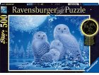 PUZZLE STAR LINE : CHOUETTES AU CLAIR 500 PIECES - COLLECTION NEON - RAVENSBURGER - 165957