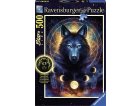 PUZZLE STAR LINE : LA LEGENDE DU LOUP NOIR - COLLECTION NEON - RAVENSBURGER - 13970