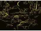 PUZZLE STAR LINE : LES DAUPHINS ET LA MAGIE DU CLAIRE DE LUNE 500 PIECES - COLLECTION NEON - RAVENSBURGER - 150472