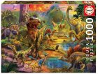 PUZZLE TERRE DES DINOSAURES 1000 PIECES - COLLECTION PREHISTOIRE - EDUCA - 17655