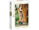 PUZZLE TIGRE DU BENGALE ET SON BEBE 500 PIECES - COLLECTION ANIMAUX SAUVAGES - CLEMENTONI - 35046