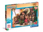PUZZLE VAINA 2 DISNEY : L'HEROINE ET SES AMIS DU BOUT DU MONDE 104 PIECES - SUPERCOLOR - CLEMENTONI - 25786