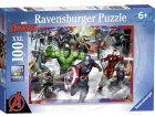 PUZZLE XXL AVENGERS : HULK IRON MAN CAPTAIN AMERICA CYBORG - 100 PIECES - DC - SUPER HEROS - RAVENSBURGER - 107711