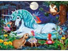 PUZZLE XXL LA LICORNE ET LES FEES DANS LA FORET 100 PIECES - RAVENSBURGER - 10793