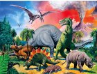 PUZZLE XXL LE MONDE DES DINOSAURES 100 PIECES - RAVENSBURGER - 10957