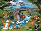 PUZZLE XXL LES HEROS DISNEY S'AMUSENT 100 PIECES - RAVENSBURGER - 109470