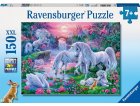 PUZZLE XXL LES LICORNES BLANCHES ET LE COUCHER DE SOLEIL - 150 PIECES - RAVENSBURGER - 10021