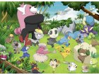 PUZZLE XXL POKEMON A DANS LA PRAIRIE : PIKACHU BAGON ET PANCHAM 300 PIECES - RAVENSBURGER - 13245