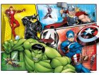 PUZZLES AVENGERS : LES PUISSANTS SUPER HEROS MARVEL 2 X 60 PIECES - SUPERCOLOR - CLEMENTONI - 21605
