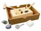 ROCHES ET MINERAUX A DETERRER - BUKI SCIENCE - 440 - KIT EXCAVATION, PIERRES PRECIEUSES