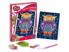 TABLEAU A DIAMANTER HIBOU - BRODERIE DIAMANT - SENTOSPHERE - ART & CREATION - 3256