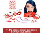 TETE A COIFFER DELUXE MIRACULOUS : LADYBUG MARINETTE - 30 PIECES - GIOCHI PREZIOSI - POUPEE