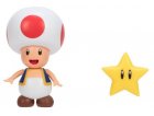 TOAD AVEC SUPER ETOILE : FIGURINE SUPER MARIO 8 CM - FIGURINE NINTENDO ARTICULE - JAKKS