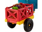 TRACTEUR BLEU DE BARBIE AVEC REMORQUE + 1 CHIEN + 1 POULE - POUPEE BARBIE - MATTEL - GFF49 - VEHICULE BARBIE