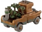VEHICULE CARS DEPANNEUSE MARTIN DES CAVERNE - VOITURE MINIATURE BRUNE - MATTEL - HTX83