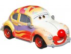 VEHICULE CARS KELLY BEAMBRIGHT - VOITURE MINIATURE JAUNE ET BLANCHE - MATTEL - HKY31