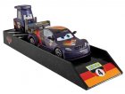 VEHICULE CARS MAX SCHNELL + EQUIPE DE STAND MAX SCHNELL + LANCEURS - VOITURE MINIATURE - MATTEL - BGF10