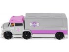 VEHICULE EN METAL PAT PATROUILLE BIG TRUCK PUPS : LE GRAND CAMION DE STELLA GRIS ET ROSE - VEHICULE MINIATURE - SPIN MASTER