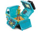 VEHICULE SCOOBY-DOO : VOITURE MYSTERY MACHINE + SAMMY - VAN - FIGURINE SCOOBY-DOO ARTICULEE - 30155