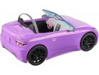 VOITURE CABRIOLET MAUVE BARBIE + POUPEE BARBIE - AUTO SPORTIVE - VEHICULE DECAPOTABLE - MATTEL - HBY29