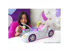 VOITURE DECAPOTABLE GRISE PAILLETTES + 3 ACCESSOIRES - BARBIE EXTRA- MATTEL - HDJ47 - VOITURE DECAPOTABLE