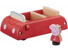 VOITURE ROUGE DE PEPPA PIG + FIGURINE PEPPA LE COCHON - GIOCHI PREZIOSI - MONDE MINIATURE PEPPA LE COCHON